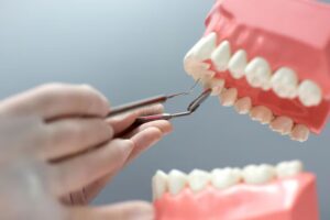 demo of a dental crown