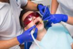 a little boy having root canal treatment