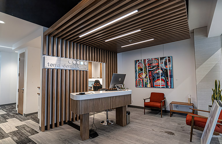 terra dental care reception